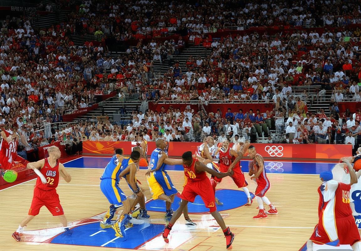 2008奥运男篮巅峰对决：梦八队VS斗牛士军团经典回顾